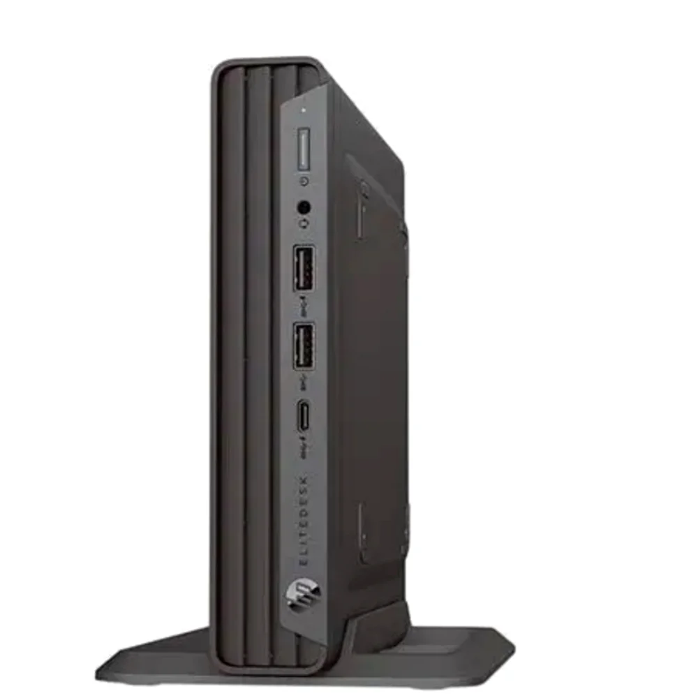 HP EliteDesk 800 G6 Mini PC + 2 Monitors + More